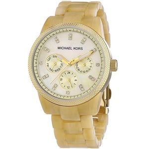 Michael Kors Ritz Chronograph Watch in Horn MK5039